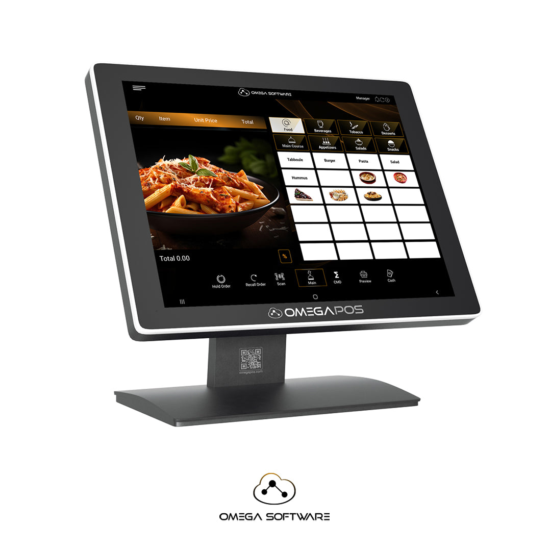 أوميغا POS الكل في واحد كمبيوتر بشاشة تعمل باللمس - نظام التشغيل Windows