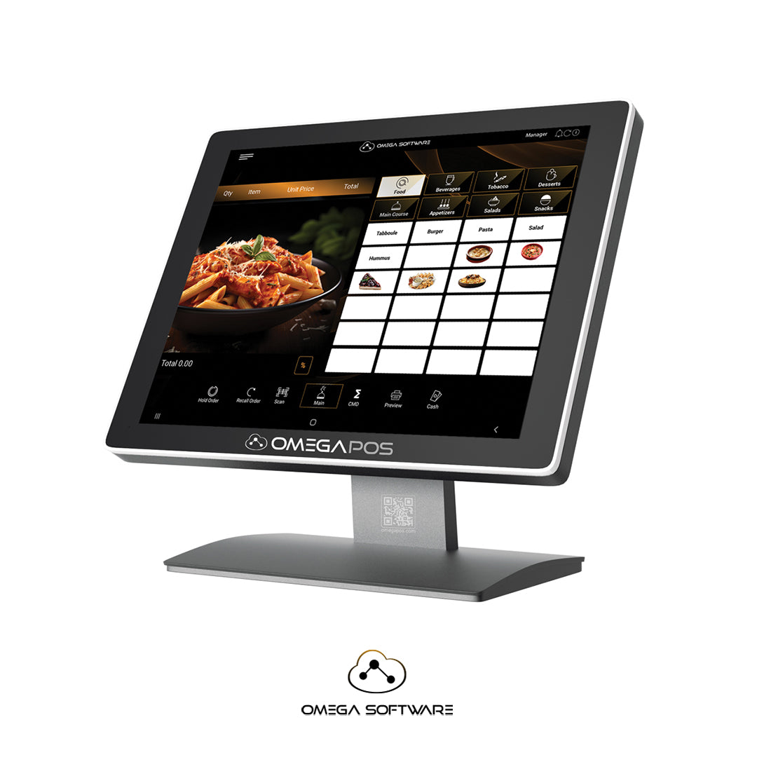 أوميغا POS الكل في واحد كمبيوتر بشاشة تعمل باللمس - نظام التشغيل Windows