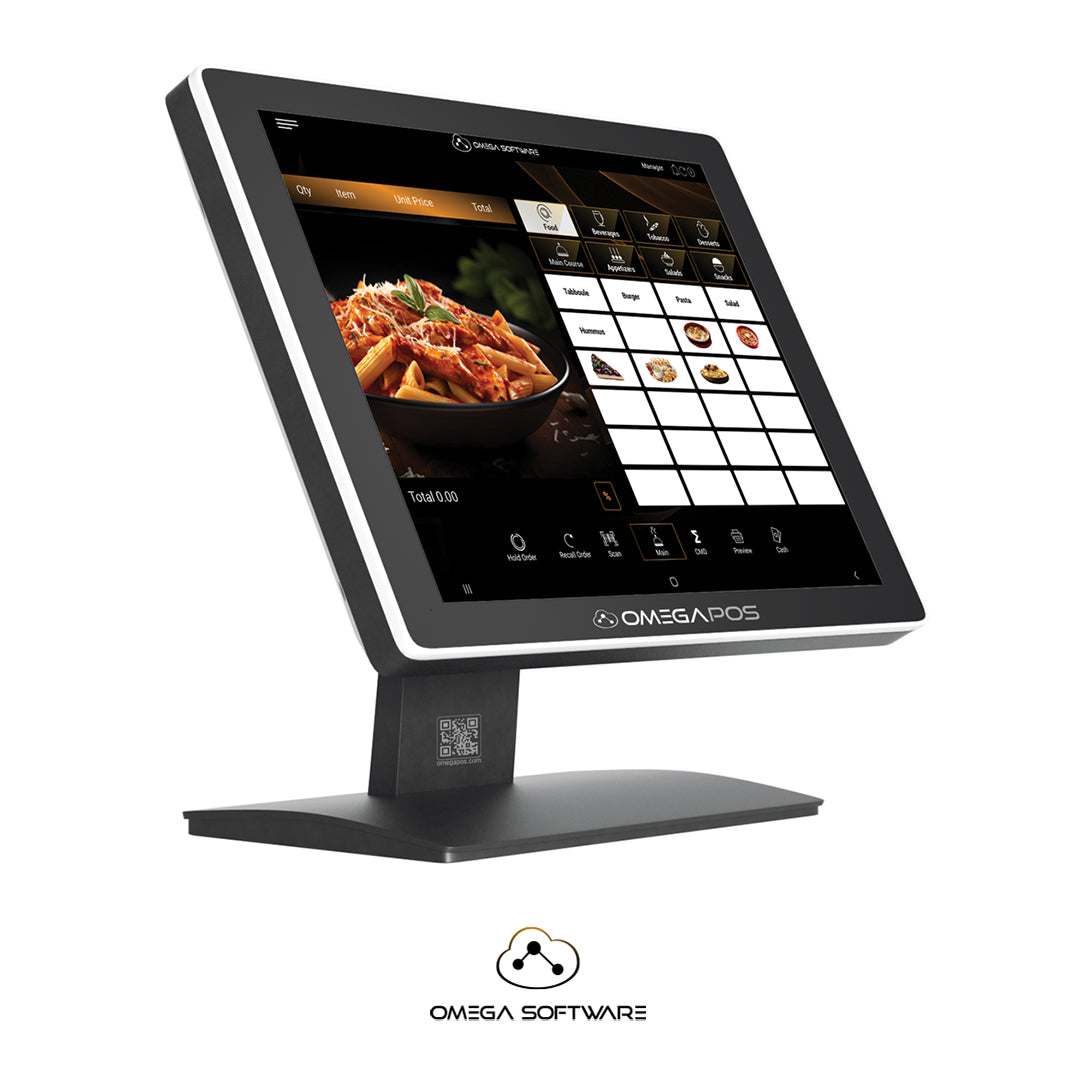 أوميغا POS الكل في واحد كمبيوتر بشاشة تعمل باللمس - نظام التشغيل Windows