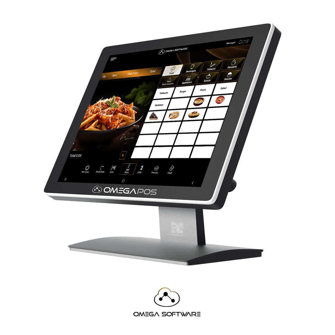 أوميغا POS الكل في واحد كمبيوتر بشاشة تعمل باللمس - نظام التشغيل Windows