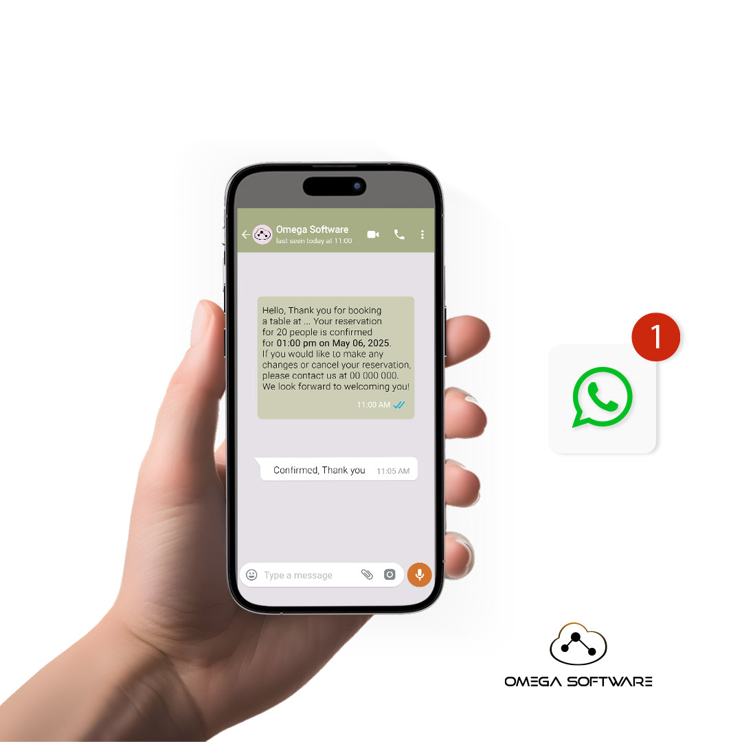 حجز الطاولة عبر الإنترنت